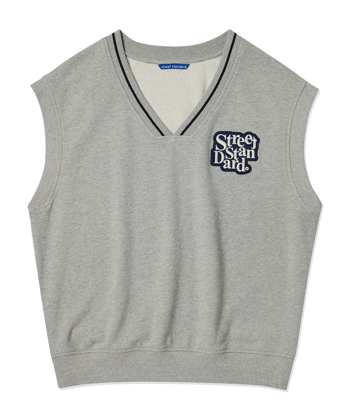 스트리트 스탠다드(STREET STANDARD) VARSITY SWEAT VEST