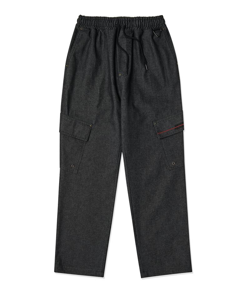 [폴루션] Denim jogger cargo pants