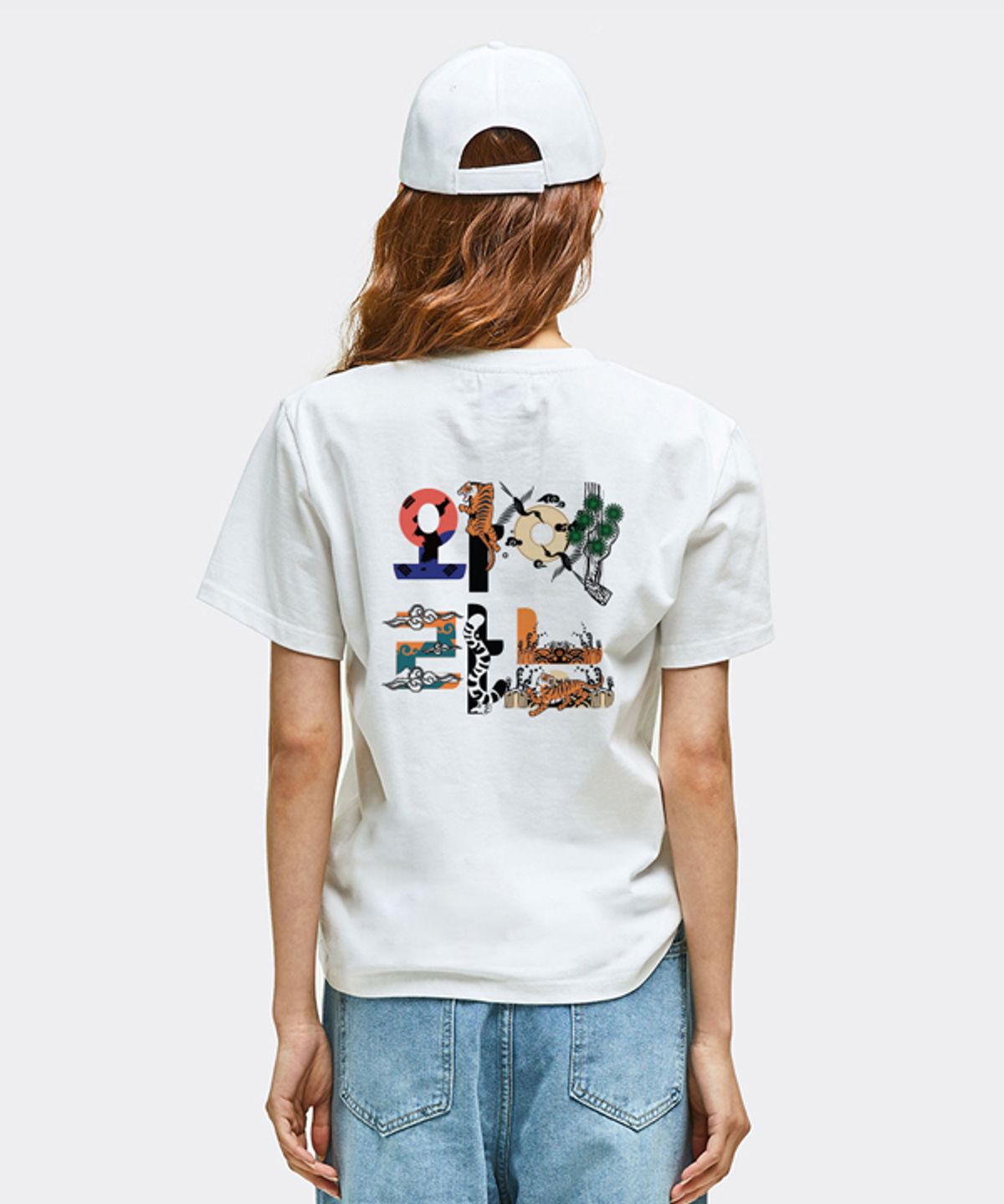 티니타이거(TEENYTIGER) Whyrano Short Sleeve T-shirts (White)