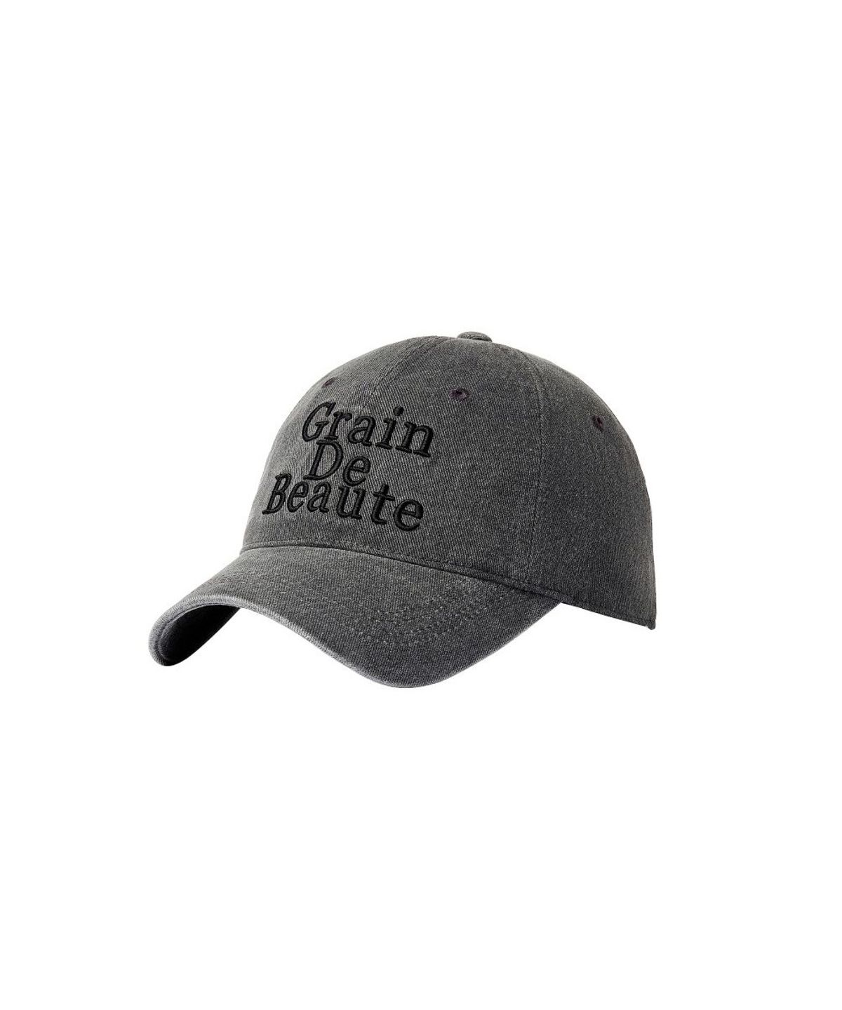 그랭드보떼(GRAIN DE BEAUTE) Signature Ball Cap [Charcoal]