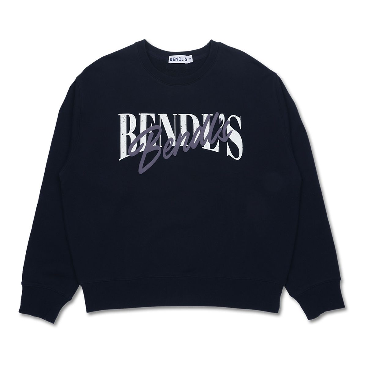 벤들스(BENDLS) 더블 레이어드 스웻셔츠 - 네이비