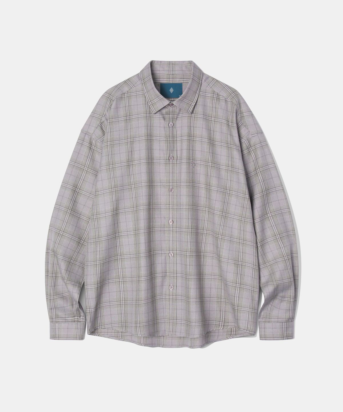 다이아몬드 레이라(DIAMOND LAYLA) Greyish Glen Check shirt S99 Purple Gray