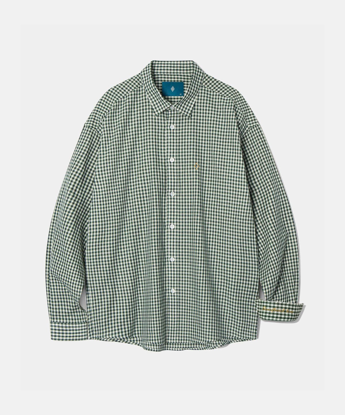 다이아몬드 레이라(DIAMOND LAYLA) Gingham Check shirt S101 Green