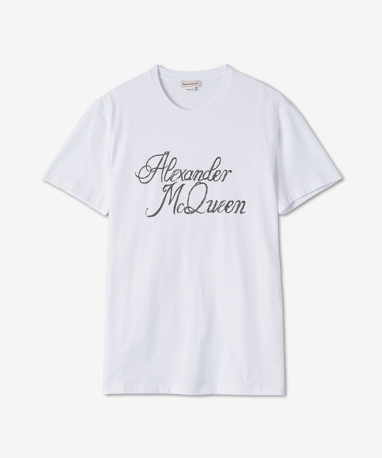 MUSINSA公式 | ALEXANDER McQUEEN ロゴ半袖Tシャツ - ホワイト 
