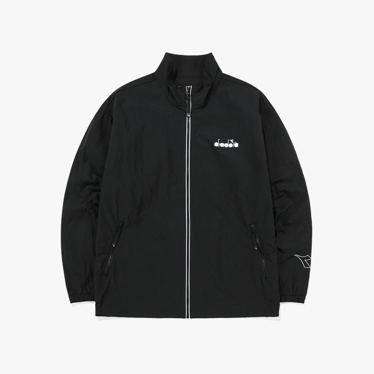 디아도라(diadora) 도피아르 트레이닝 자켓 BLACK