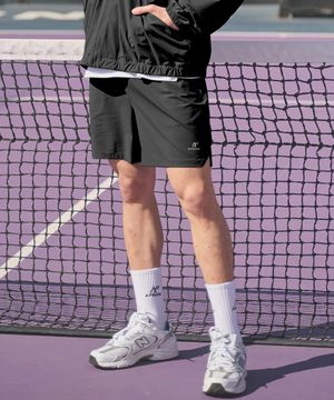 [카고 옵션 추가] 에어스트레치 쇼츠_블랙 트레이닝