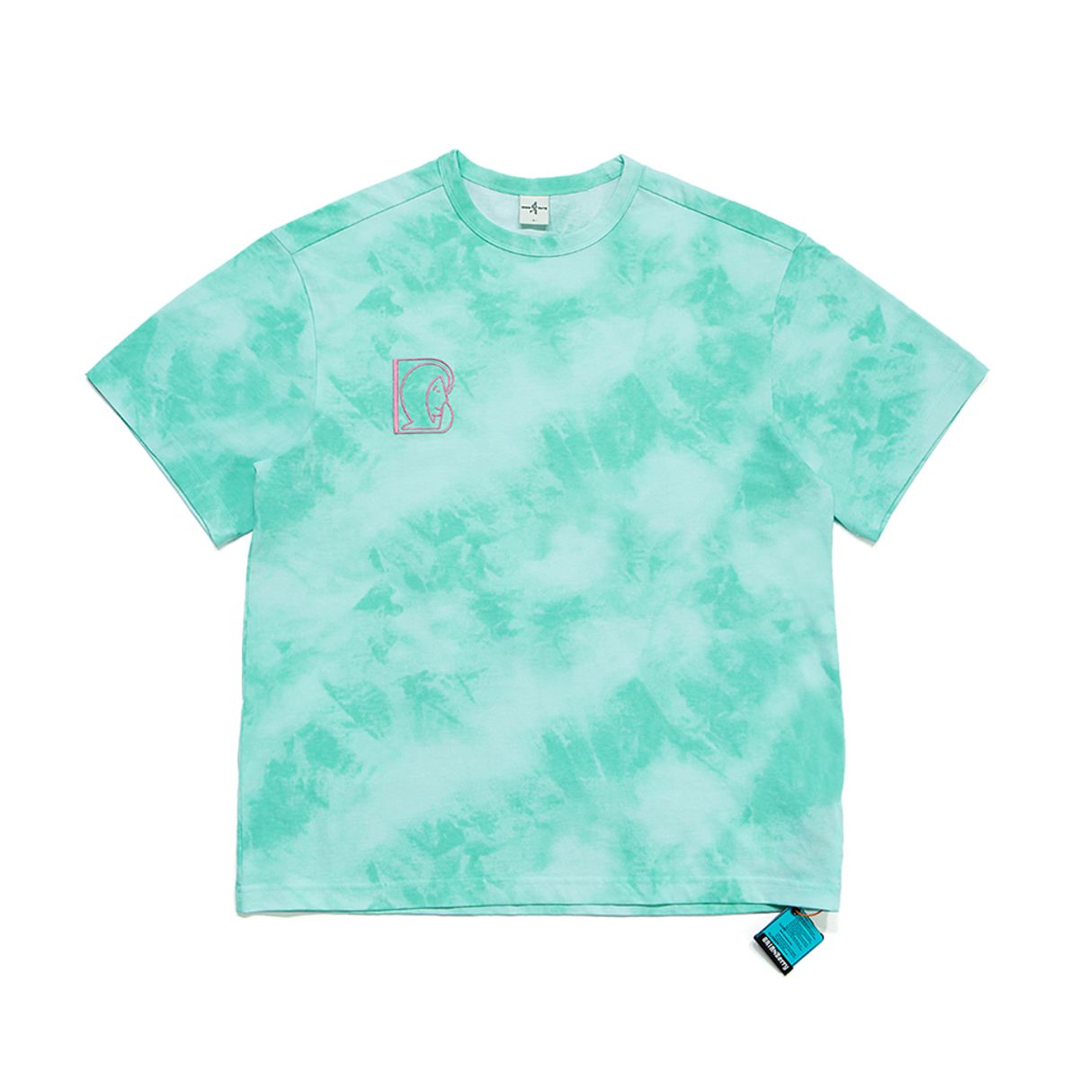 브라이언베리(BRIAN BERRY) POPPY DYEING TEE_LIGHT GREEN