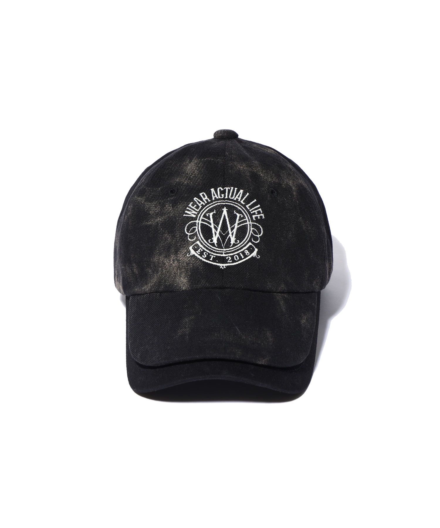 ★2022SS新作★WOOALONG★Circular layered ball cap MUSINSA公式 | WOOALONG Circular layered ball cap - BLACK