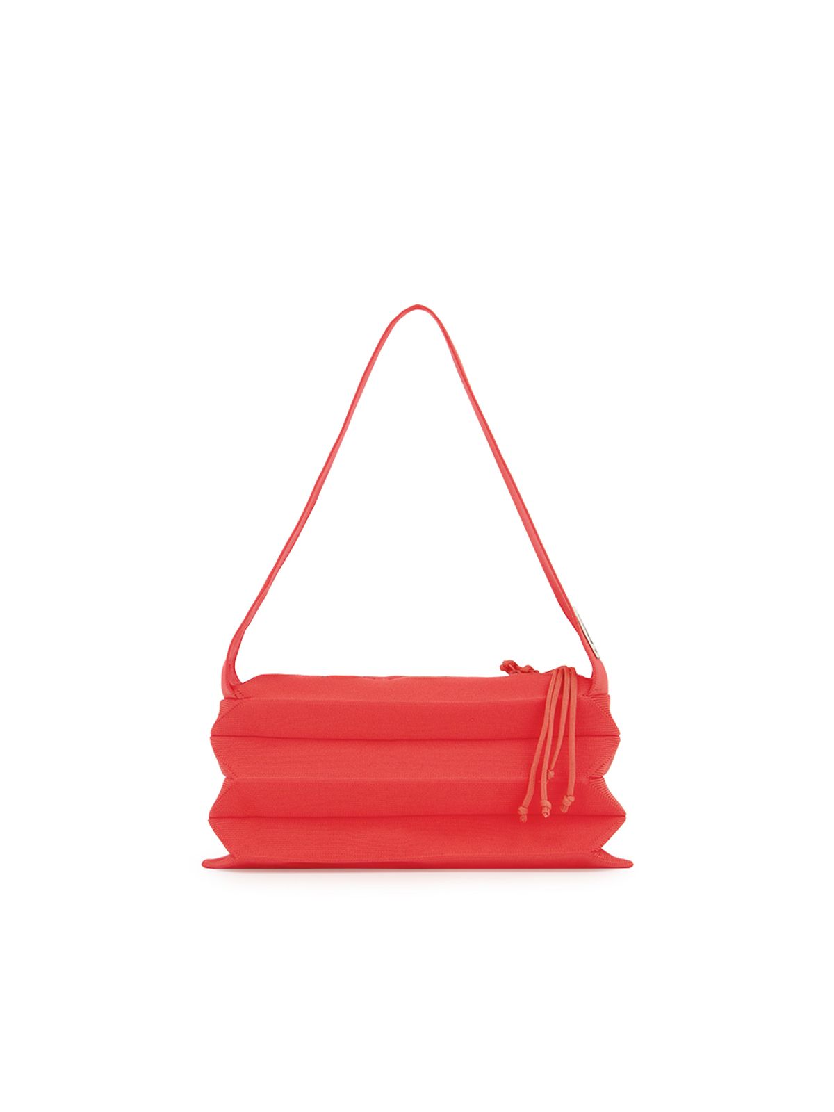 조셉앤스테이시(JOSEPH&STACEY) Lucky Pleats Knit Shoulder Neon Guava