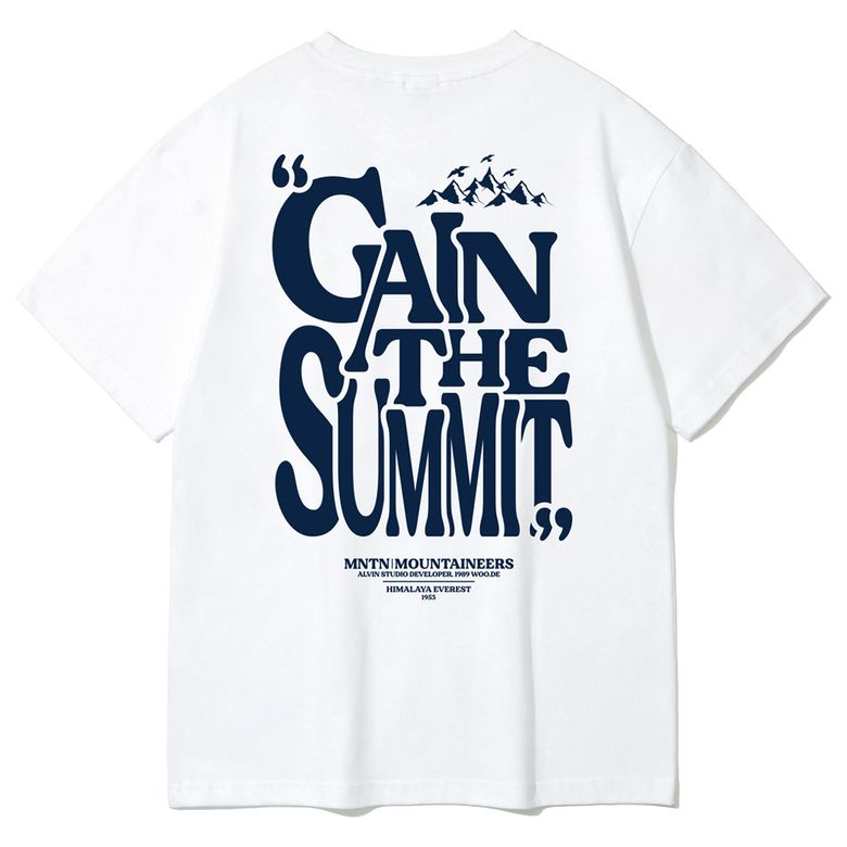 GAIN THE SUMMIT 오버핏 반팔티 AST3952 (4 COLOR)