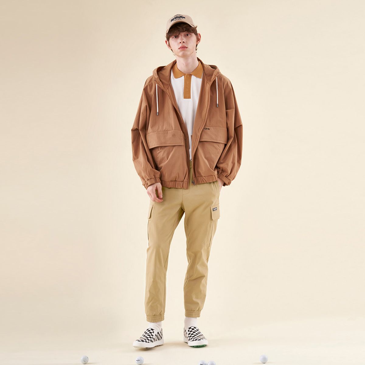 마틴골프(MARTINE GOLF) Out Pocket Jogger Pants_Dark Beige (Men)