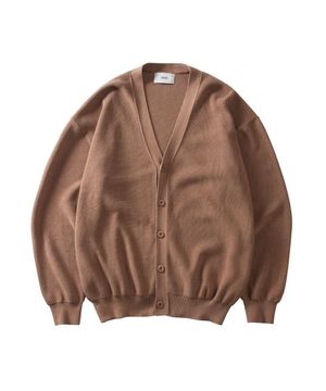 메이페어 코튼 루즈핏 니트 가디건 카멜