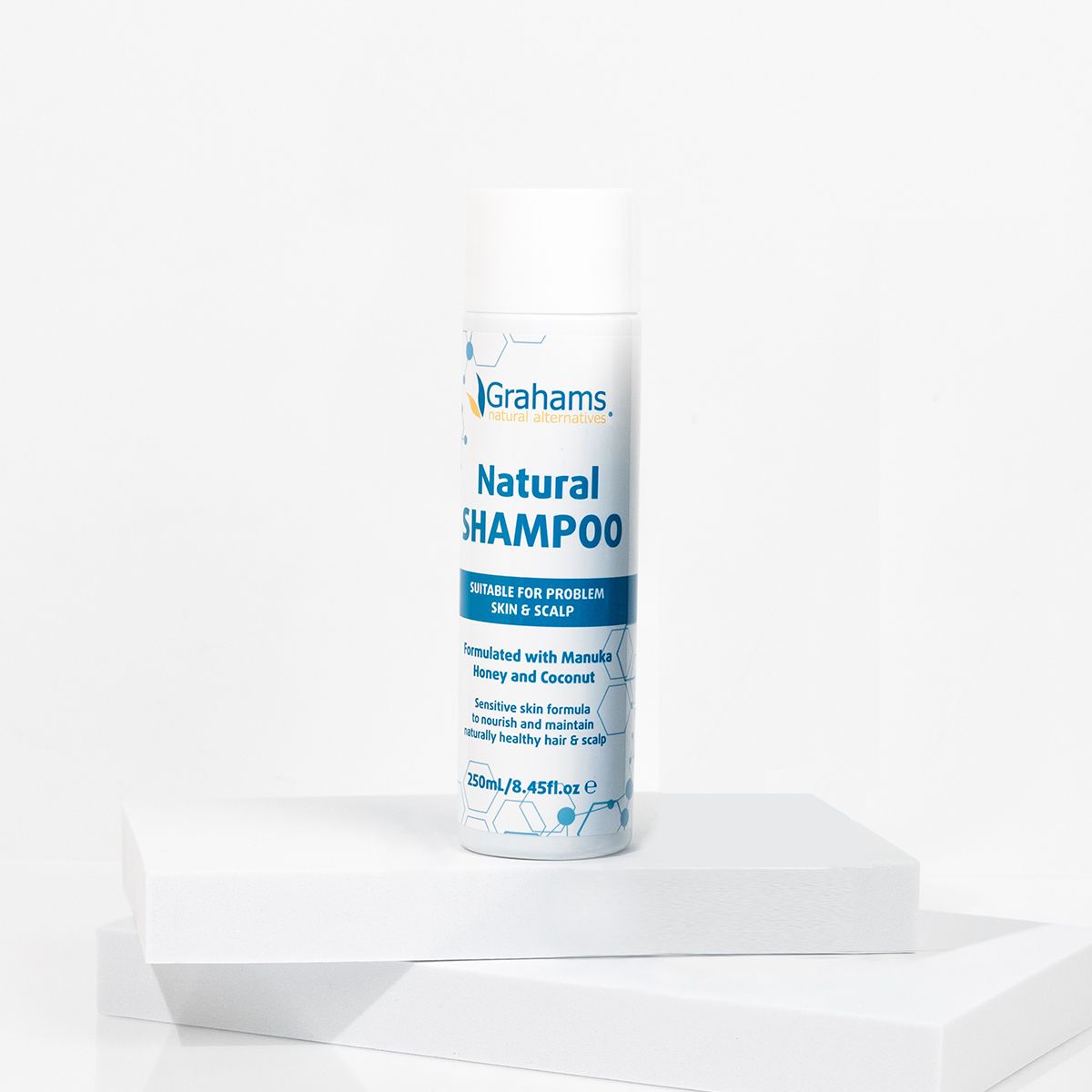 그라함스(GRAHAMS) 내추럴 샴푸 250mL_가려운 민감성 두피 99자연유래성분