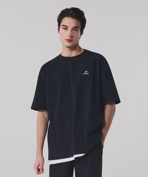 에어스트레치 숏슬리브_블랙 트레이닝