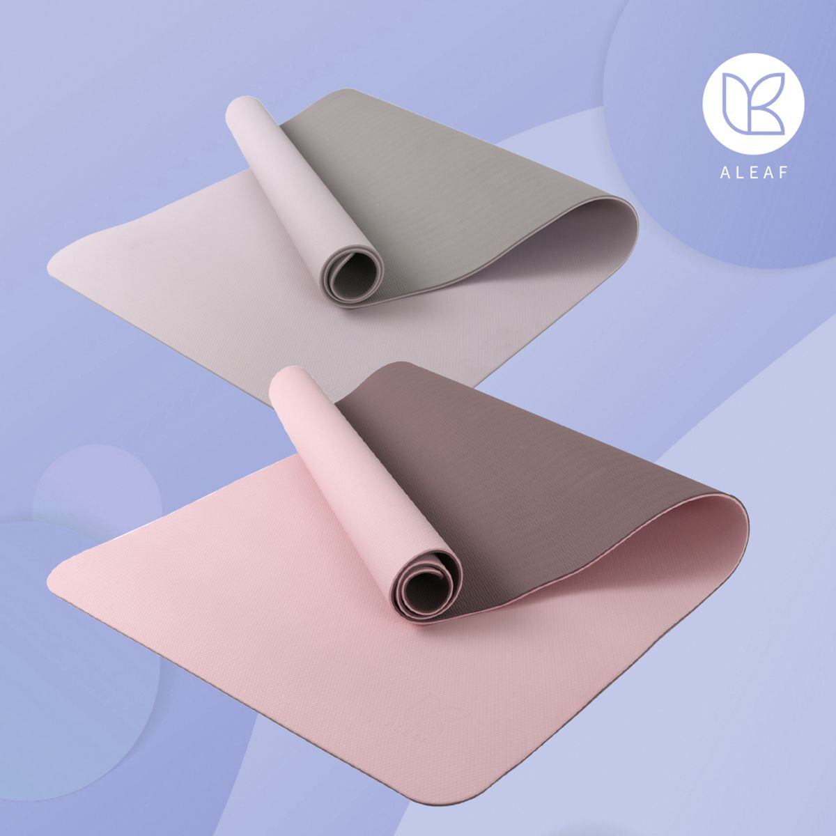 아리프(ALEAF) TPE 와이드 6mm 요가매트(양면)