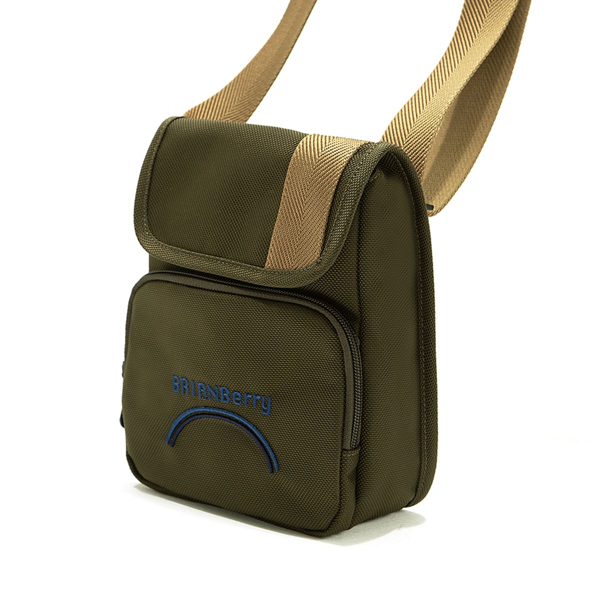 브라이언베리(BRIAN BERRY) BRIAN MESSENGER BAG_D/BROWN