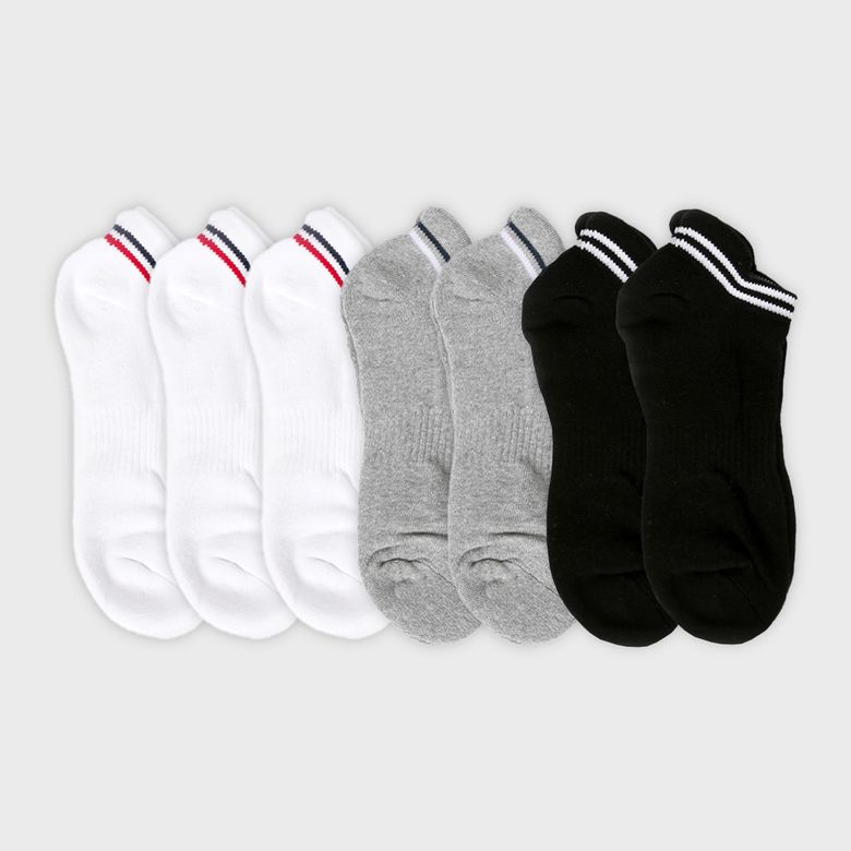 [7PACK] 더블쿠션 156N 투링글 힐커버 쇼트 삭스 3색상