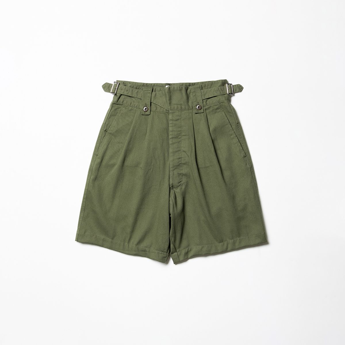 와이엠씨엘케이와이(YMCL KY) Australian 1960s Gurkha Short Pants - Olive