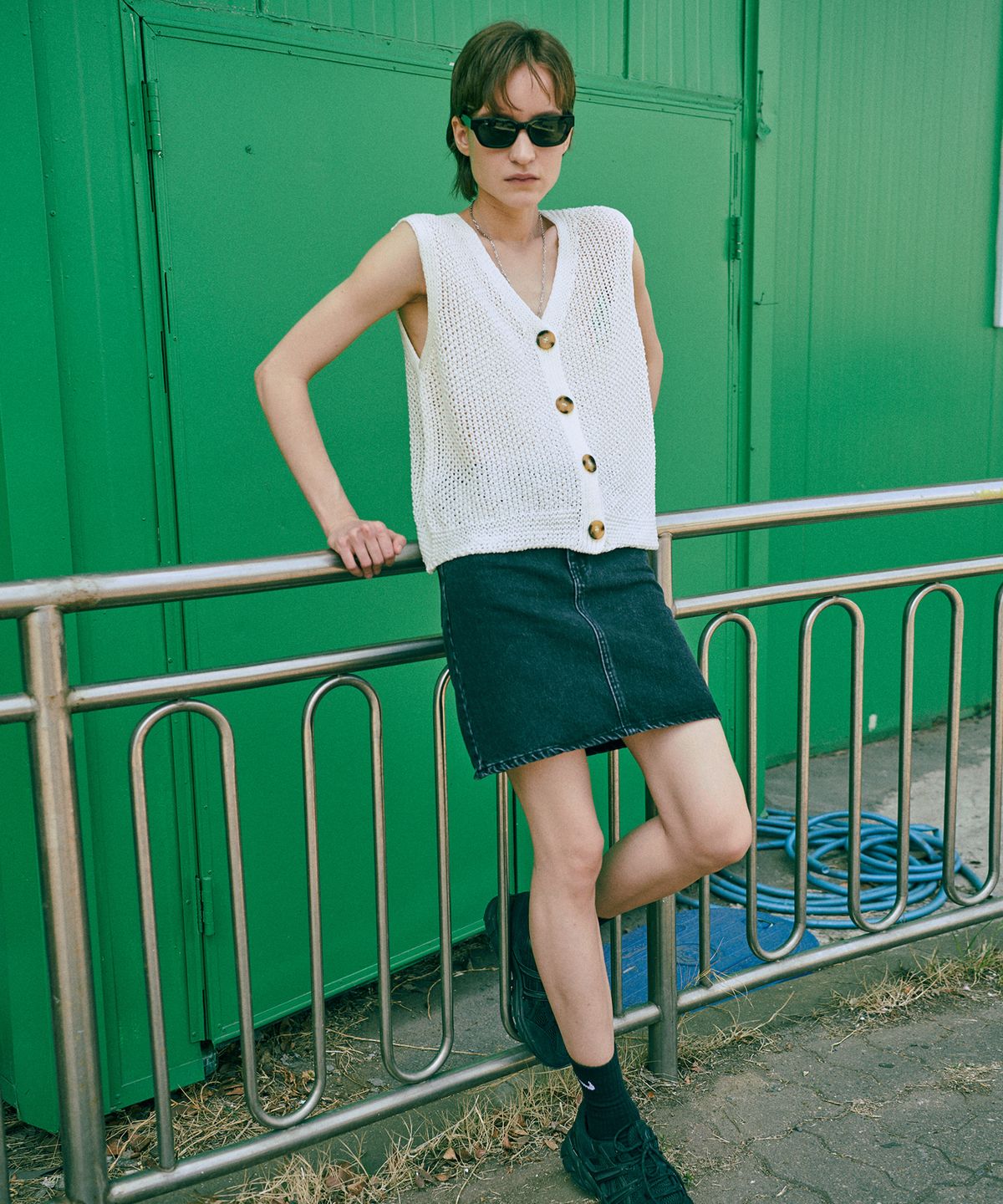 하케쉬(HACKESCH) Gwen Skirt_Black