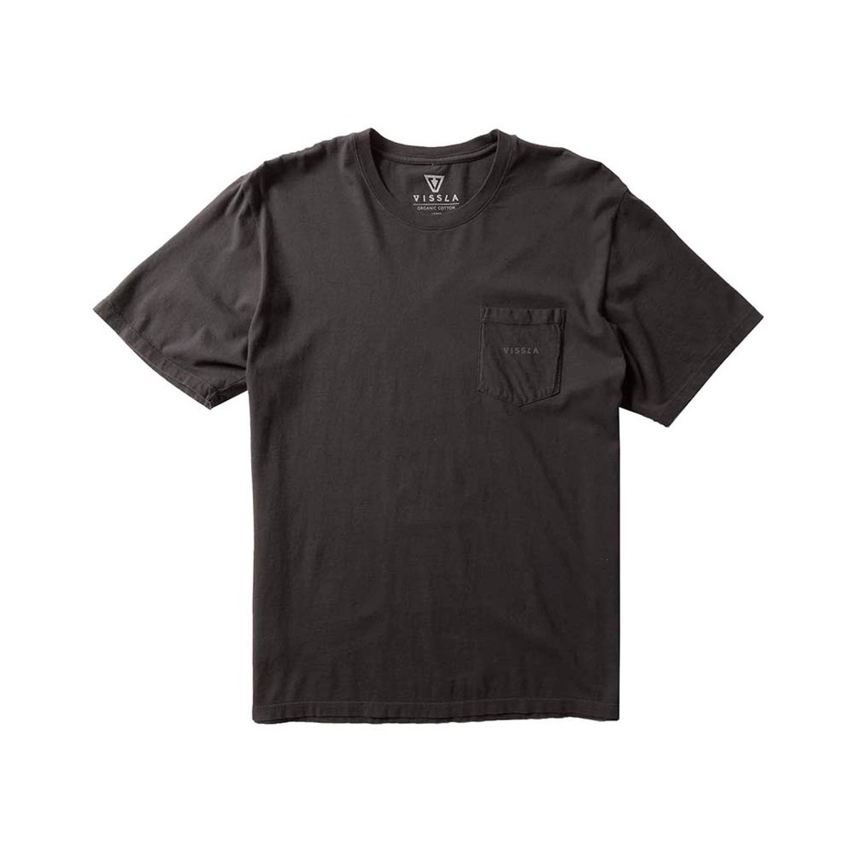 비슬라(VISSLA) Vintage Vissla Premium  PKT Tee-BLK