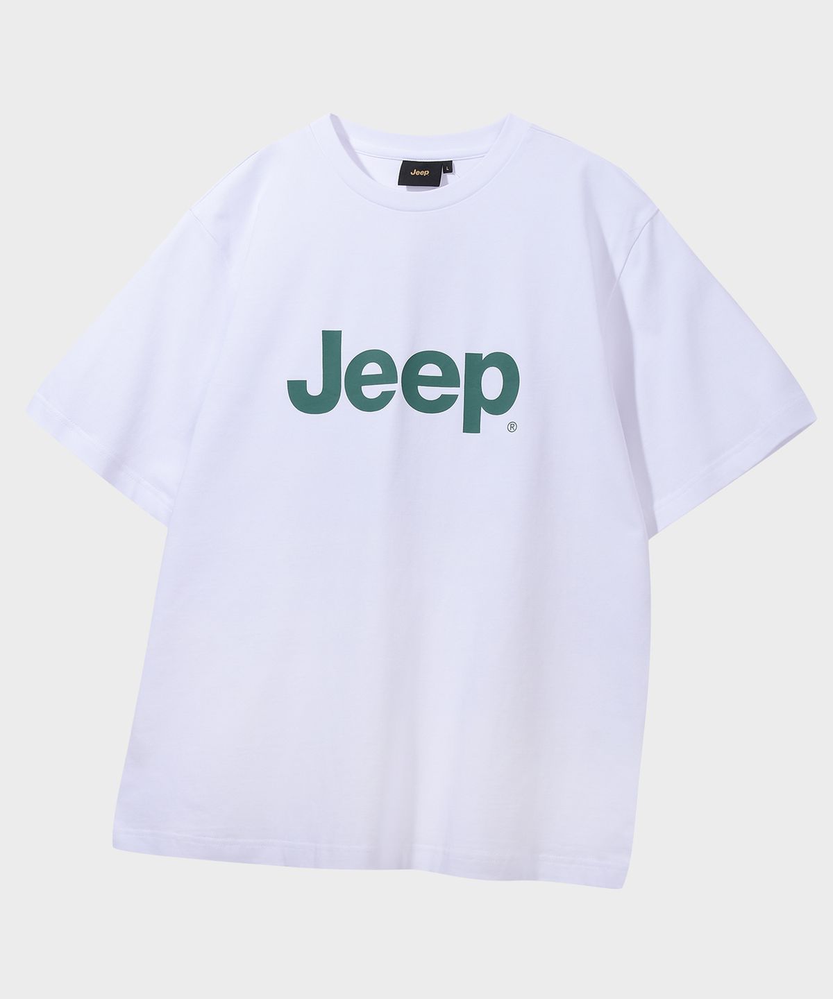 지프(JEEP) [190g] 빅 로고 반팔 티셔츠 (JR5TSU091OW)