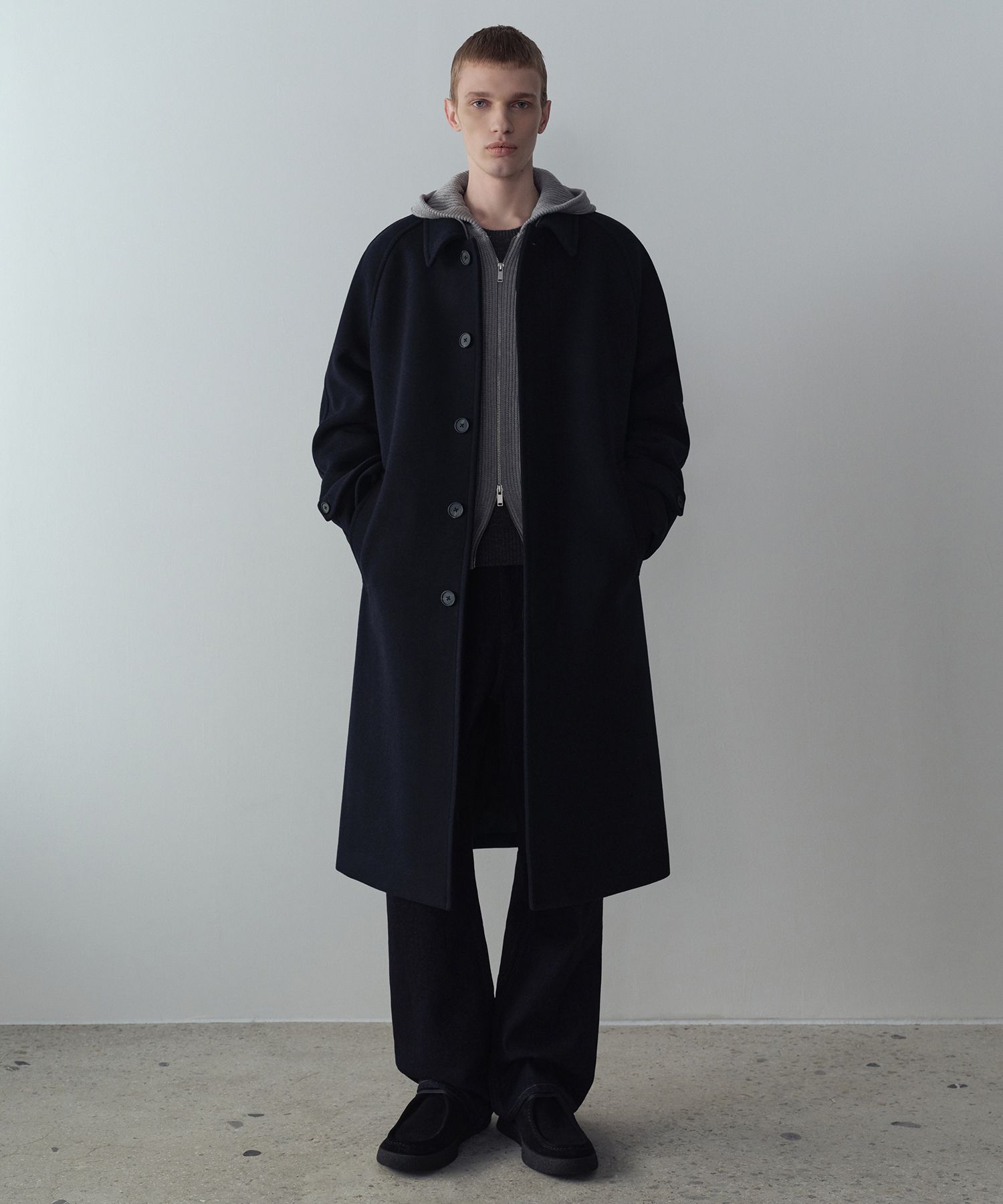 MUSINSA | MUSINSA STANDARD CASHMERE BLEND OVERSIZED BALMACAAN COAT