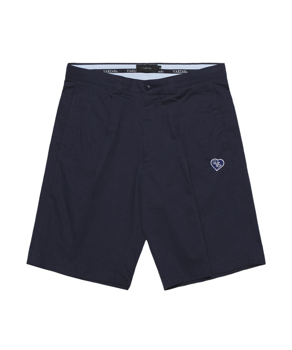 바잘(VARZAR) 하트 로고 셋업 치노 반바지 (2color)