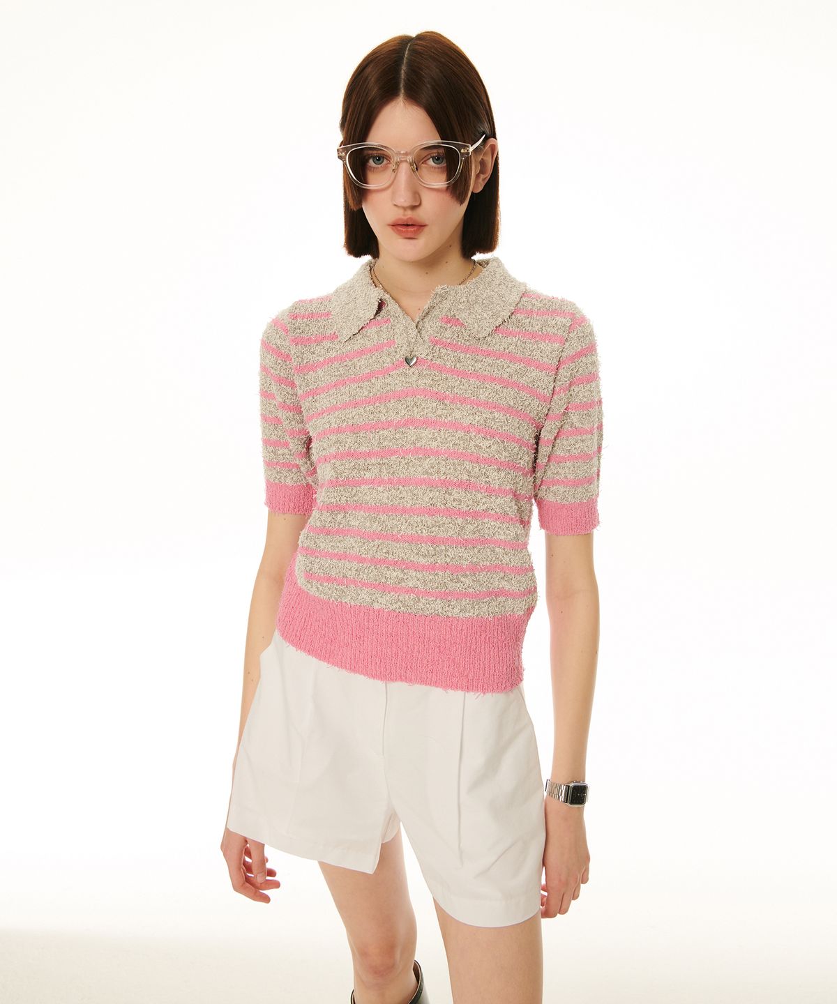 하케쉬(HACKESCH) Lua Knit_Gray Pink