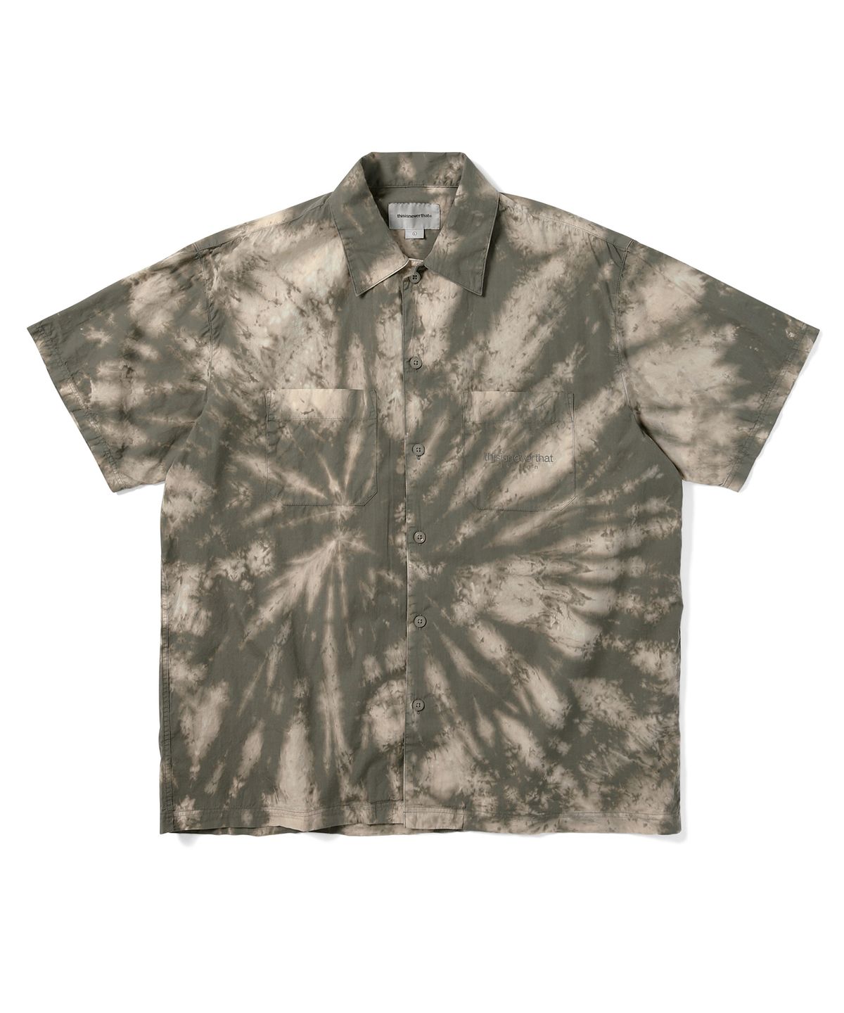 디스이즈네버댓(THISISNEVERTHAT) Tie Dye S/S Shirt Grey