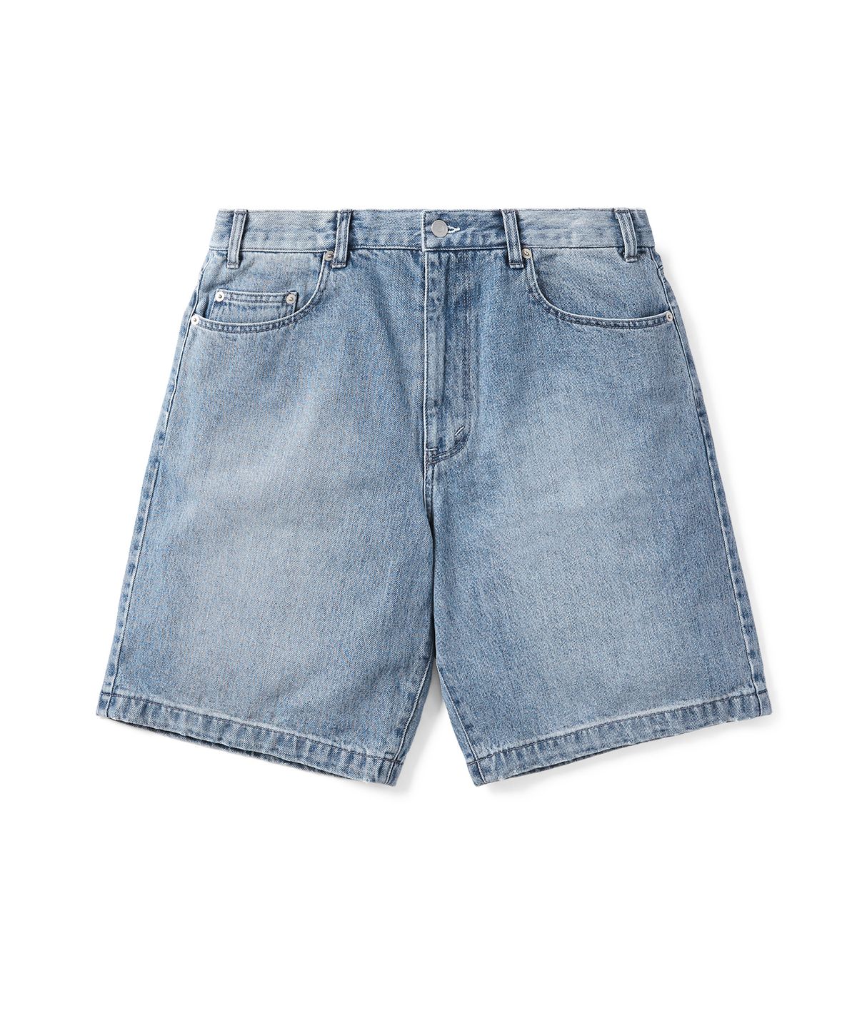 디스이즈네버댓(THISISNEVERTHAT) Washed Denim Short - Light Blue