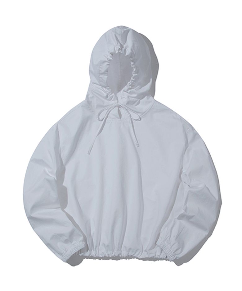 SATEEN HOODY (WHITE)