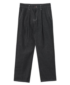 [논페이드] 카우보이 데님 팬츠 - 블랙