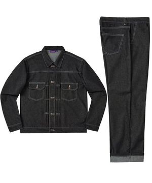 [SET][논페이드] 카우보이 데님 셋업 - 블랙