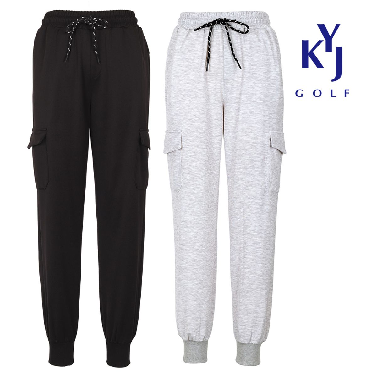 김영주 골프(KIM YOUNG JOO GOLF) 남녀공용 여름 카고 조거팬츠 GLSXSL01