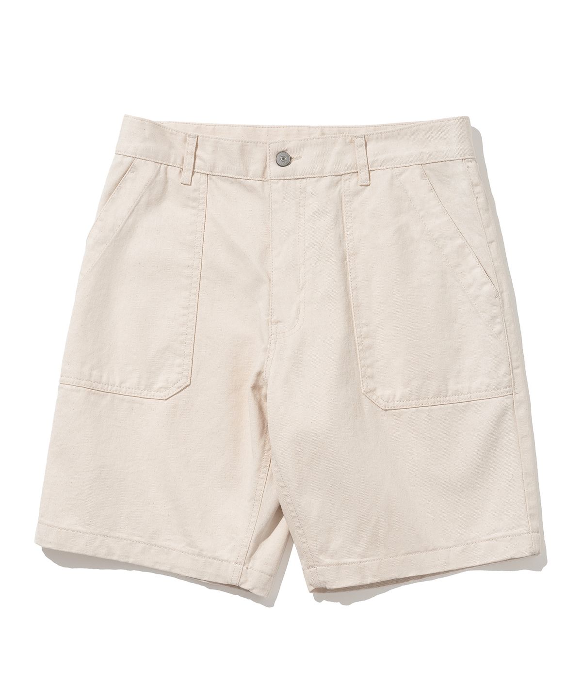유니폼브릿지(UNIFORM BRIDGE) cotton fatigue shorts natural