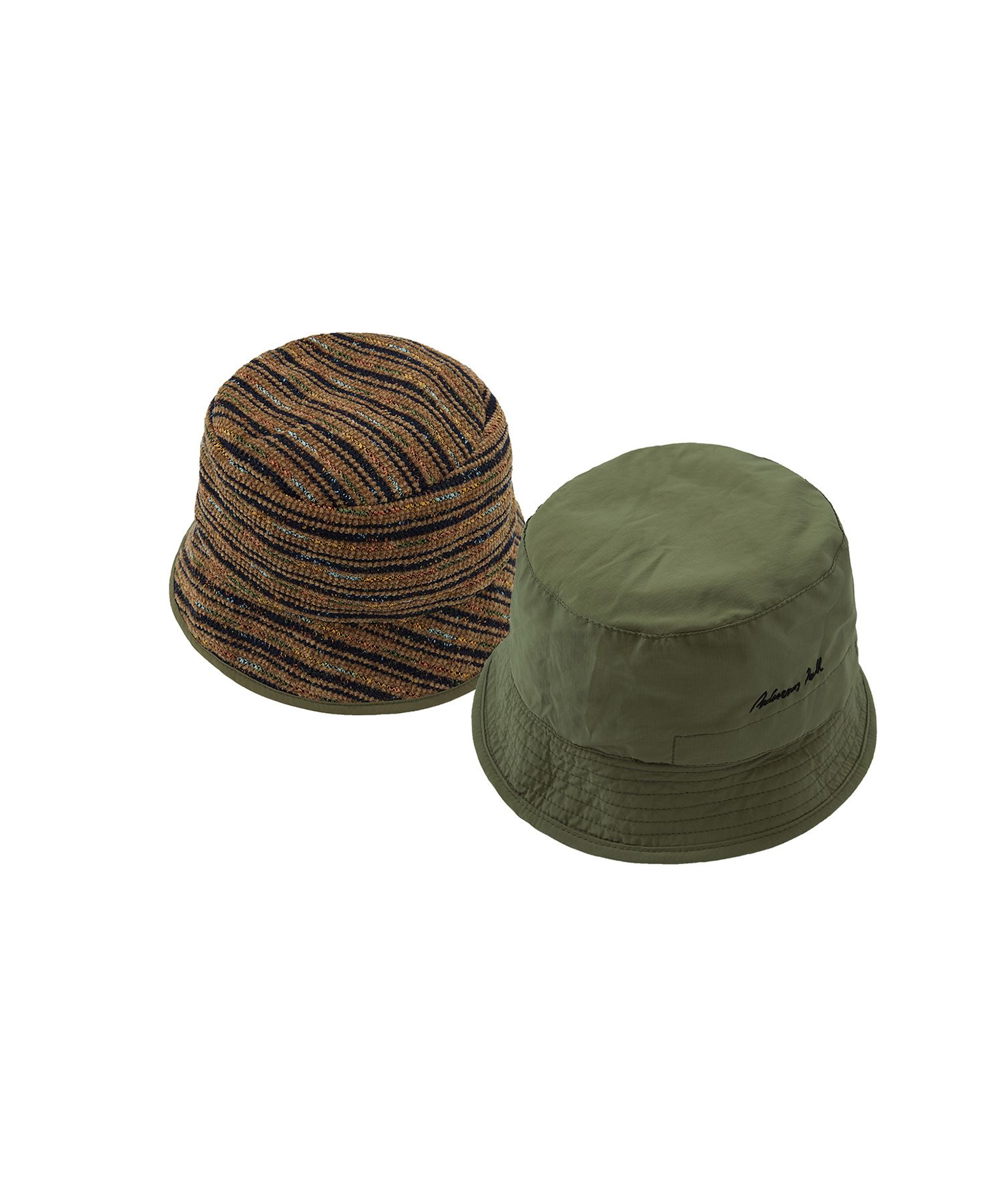 [ANDERSSON BELL]UNISEX BENNER REVERSIBLE BUCKET HAT共用 税込 Andersson Bell Green Reversible Benner Bucket Hat Andersson Bell