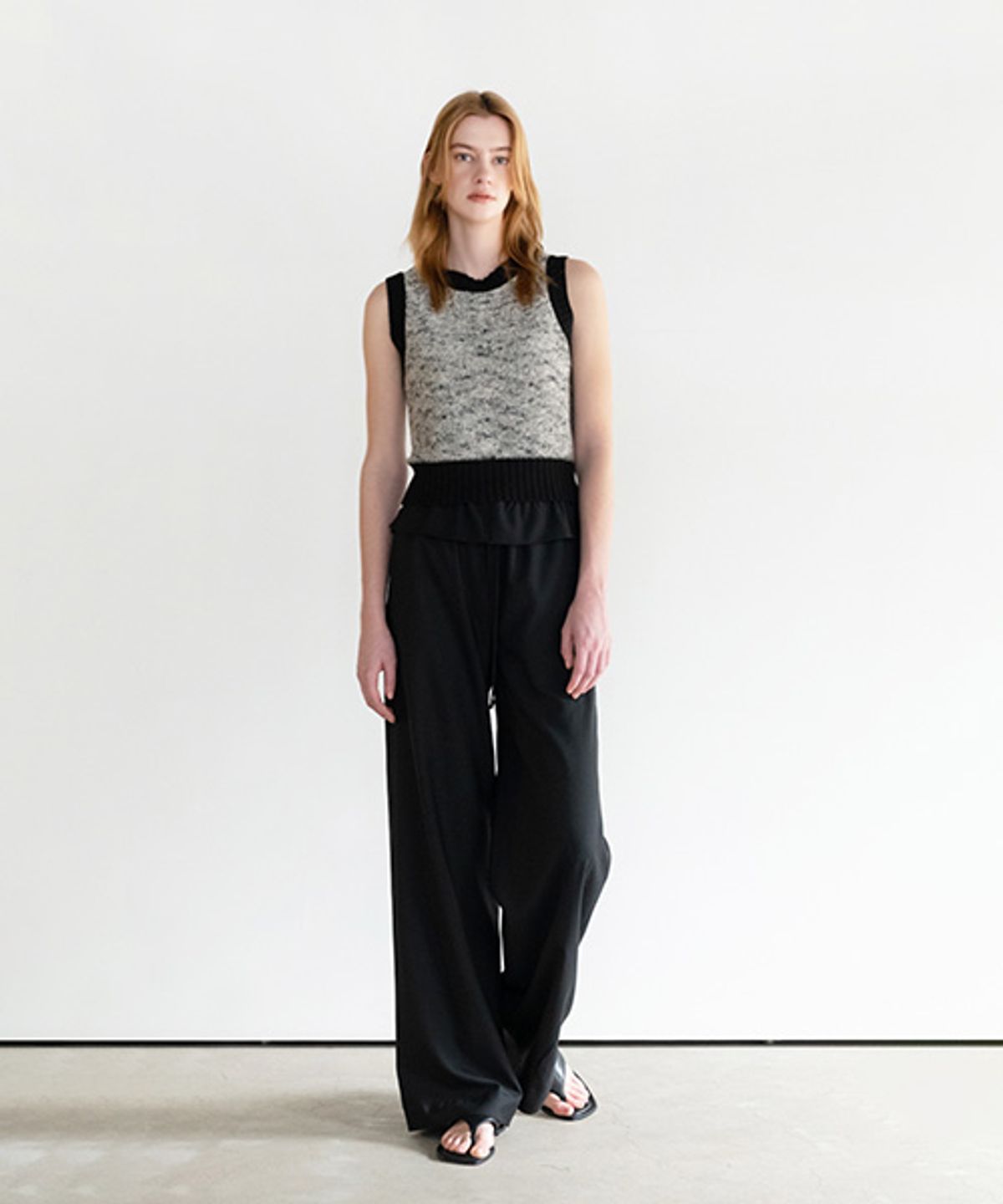 아바몰리(AVA MOLLI) BENDING WIDE PT (BLACK)