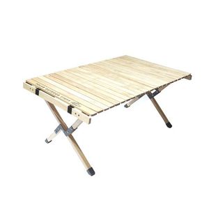 AJUSTABLE ROLLTOP WOOD TABLE WOOD