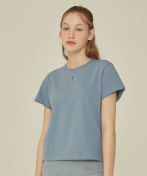 MINI LOGO T-SHIRT_Indigo blue