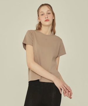 MINI LOGO T-SHIRT_Beige