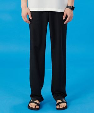 MEN 쿨링 냉장고 P1 와이드 슬랙스 팬츠 [BLACK] 여름바지 긴바지 ver.