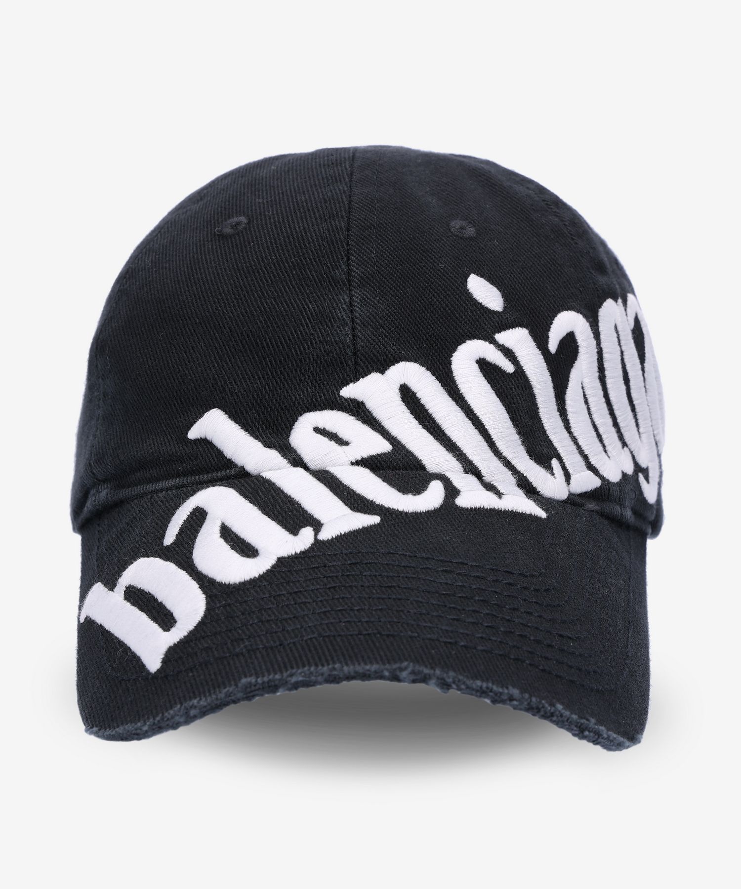 MUSINSA | BALENCIAGA Diagonal Ball Cap - Black / 680738410B20107