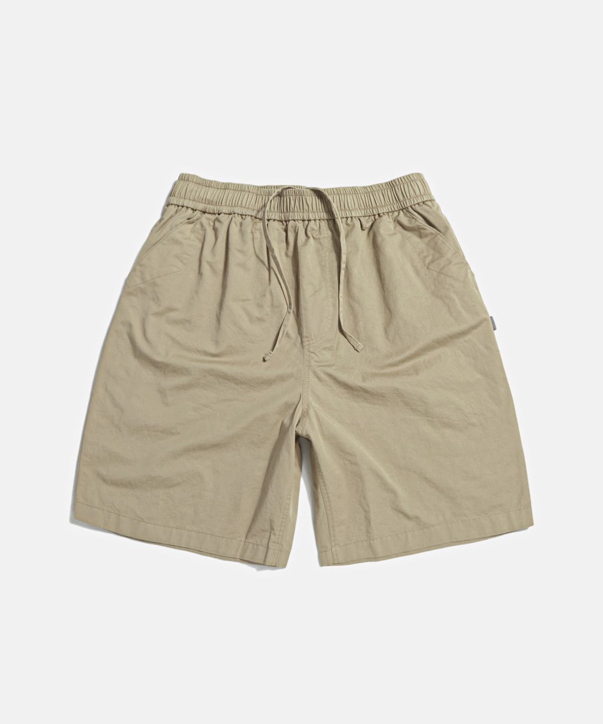 에스피오나지(ESPIONAGE) Wide Officer Shorts Beige