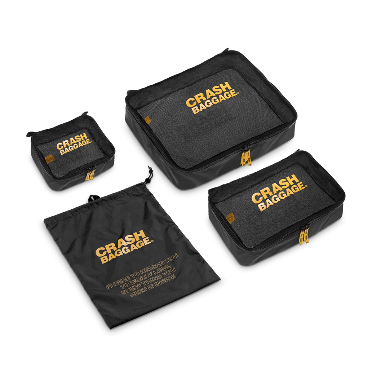 크래쉬배기지(CRASH BAGGAGE) 이지라이프 트래블 키트 BLACK 파우치 CBG-2SAC360-01