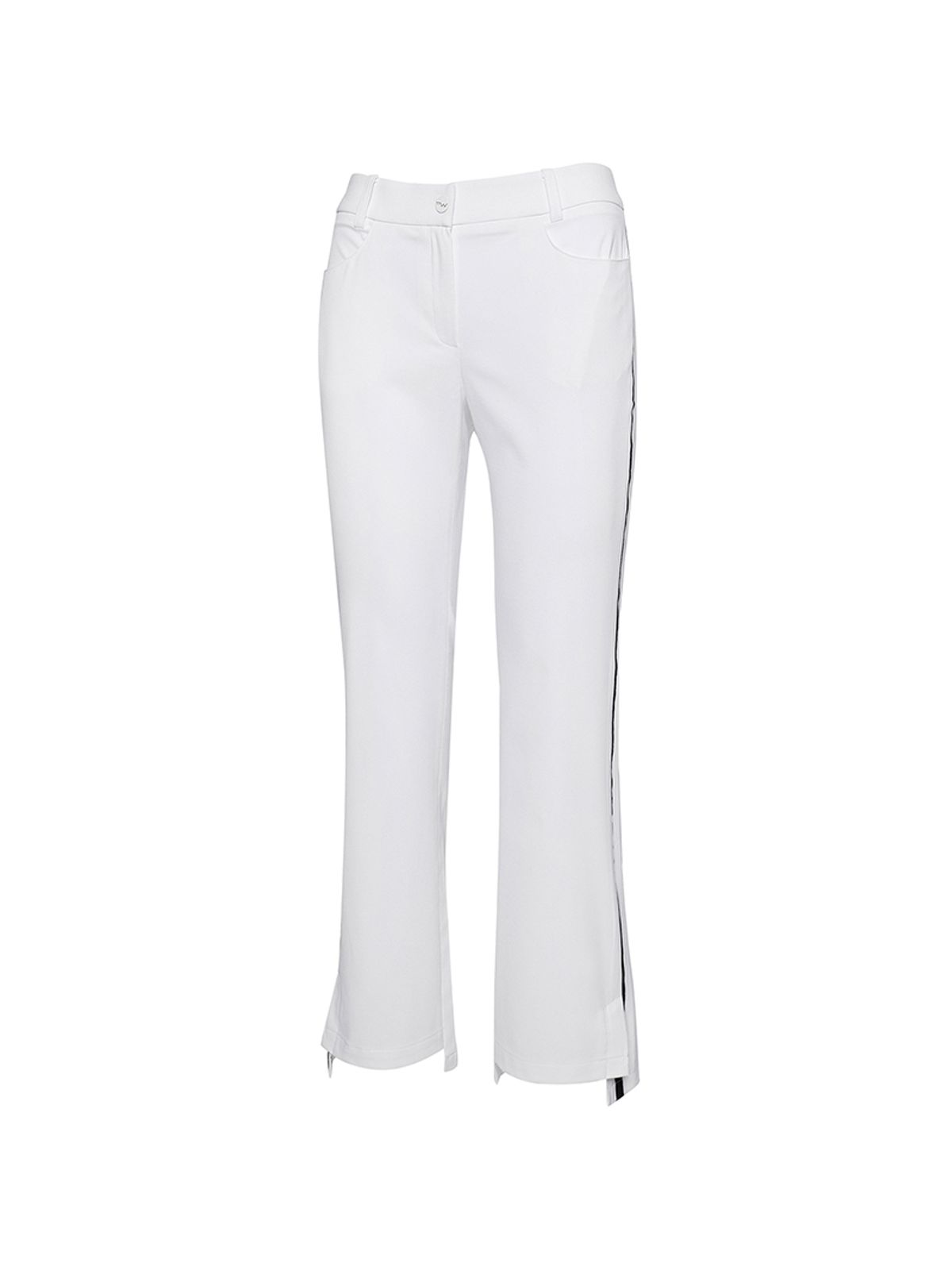 와이드앵글(WIDEANGLE) WL 옆트임 세로 라인 부츠컷 팬츠 L_Off White