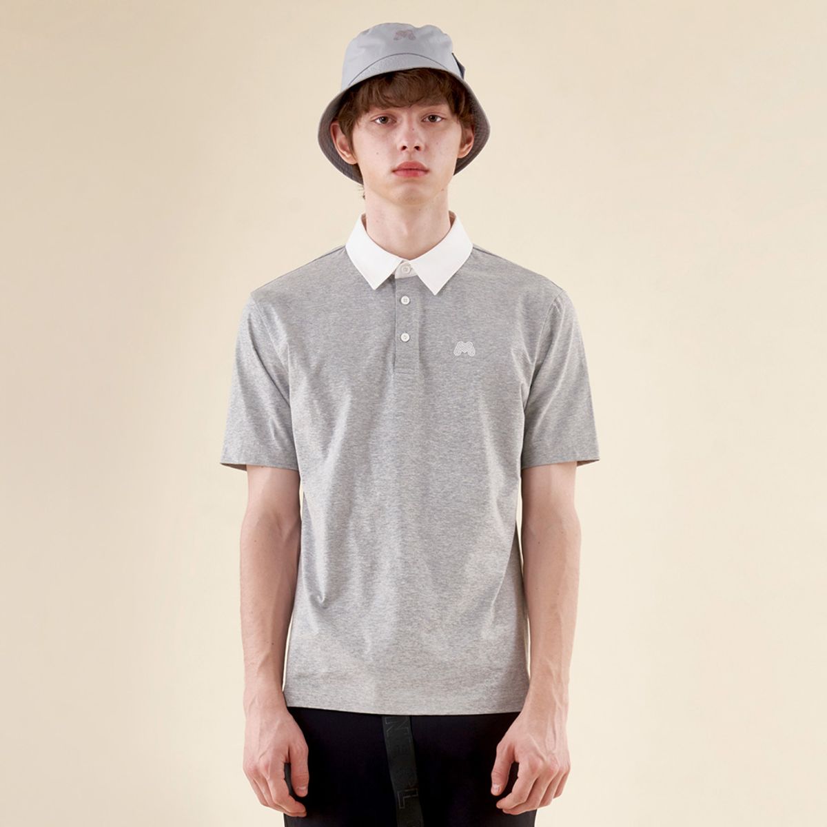 마틴골프(MARTINE GOLF) Mini Pocket Bucket Hat_Grey
