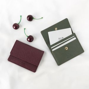 플립 심플 카드지갑+하트키링 - 6color