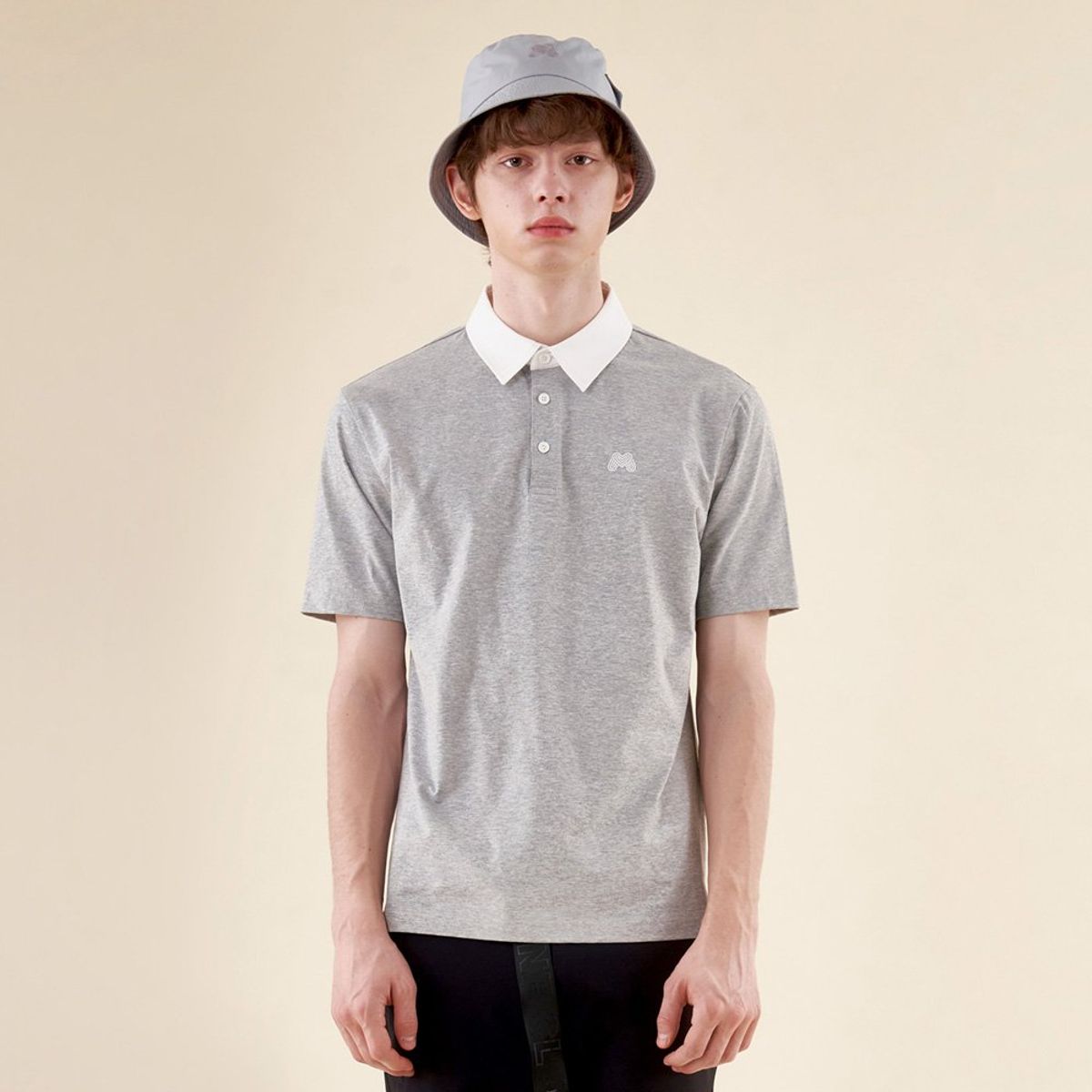 마틴골프(MARTINE GOLF) Graphic Logo Point T-Shirts_Grey (Men)