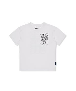 C-Logo Kids Tee White