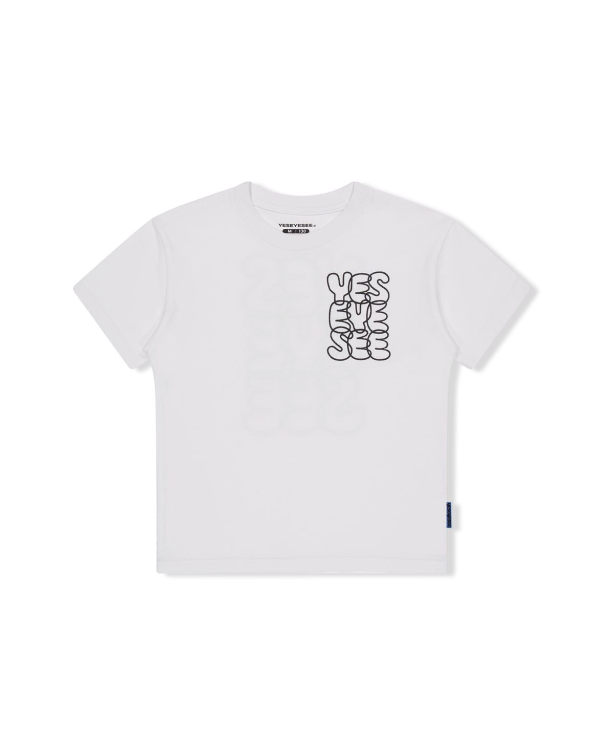 예스아이씨(YESEYESEE) C-Logo Kids Tee White